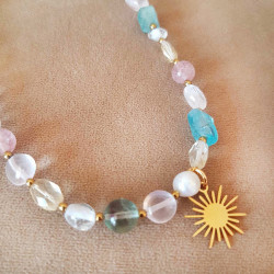 naszyjnik pastelowy sun