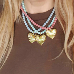 Naszyjnik z sercem blue