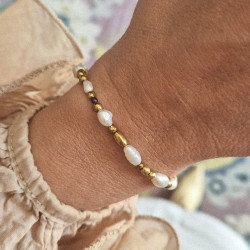 BRANSOLETKA z pereł naturalnych no 03