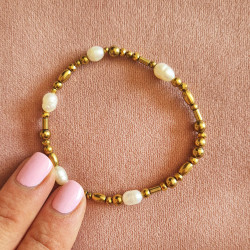 BRANSOLETKA z pereł naturalnych no 03