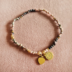 bransoletka z rodonitów &...