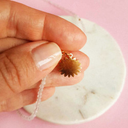 naszyjnik z kwarcu różowego love