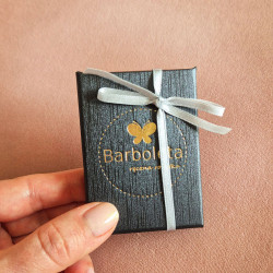 bransoletka z bronzytu z serduszkiem