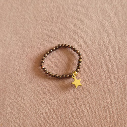 pierścionek  z gwiazdką