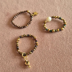 pierścionek  z gwiazdką