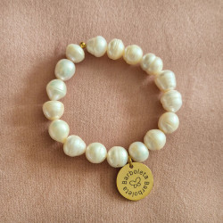 BRANSOLETKA z pereł naturalnych