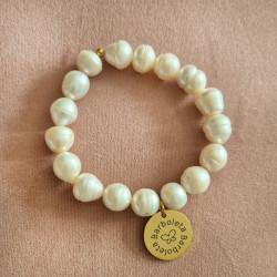 BRANSOLETKA z pereł naturalnych