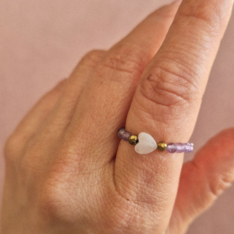 pierścionek  z ametystów 02