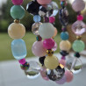 choker Confetti blue rose