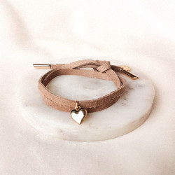 Bransoletka zamszowa z...