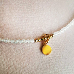 naszyjnik z topazów