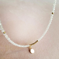 naszyjnik z topazów