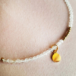 naszyjnik z topazów