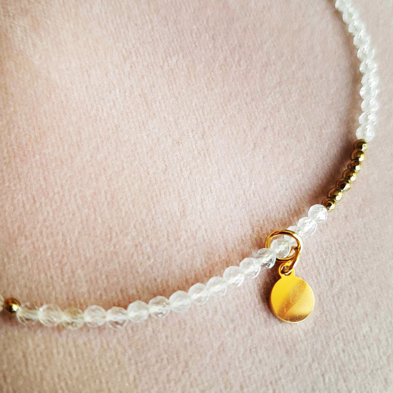 naszyjnik z topazów